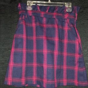 Princess polly skirt plaid